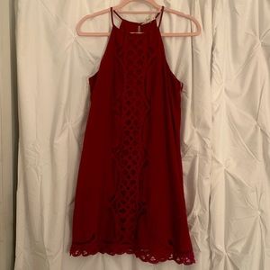 Lace detailed dress